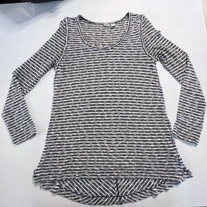 Anthropologie Lucy & Laurel Striped Long Sleeve Knit Top Women’s Size L